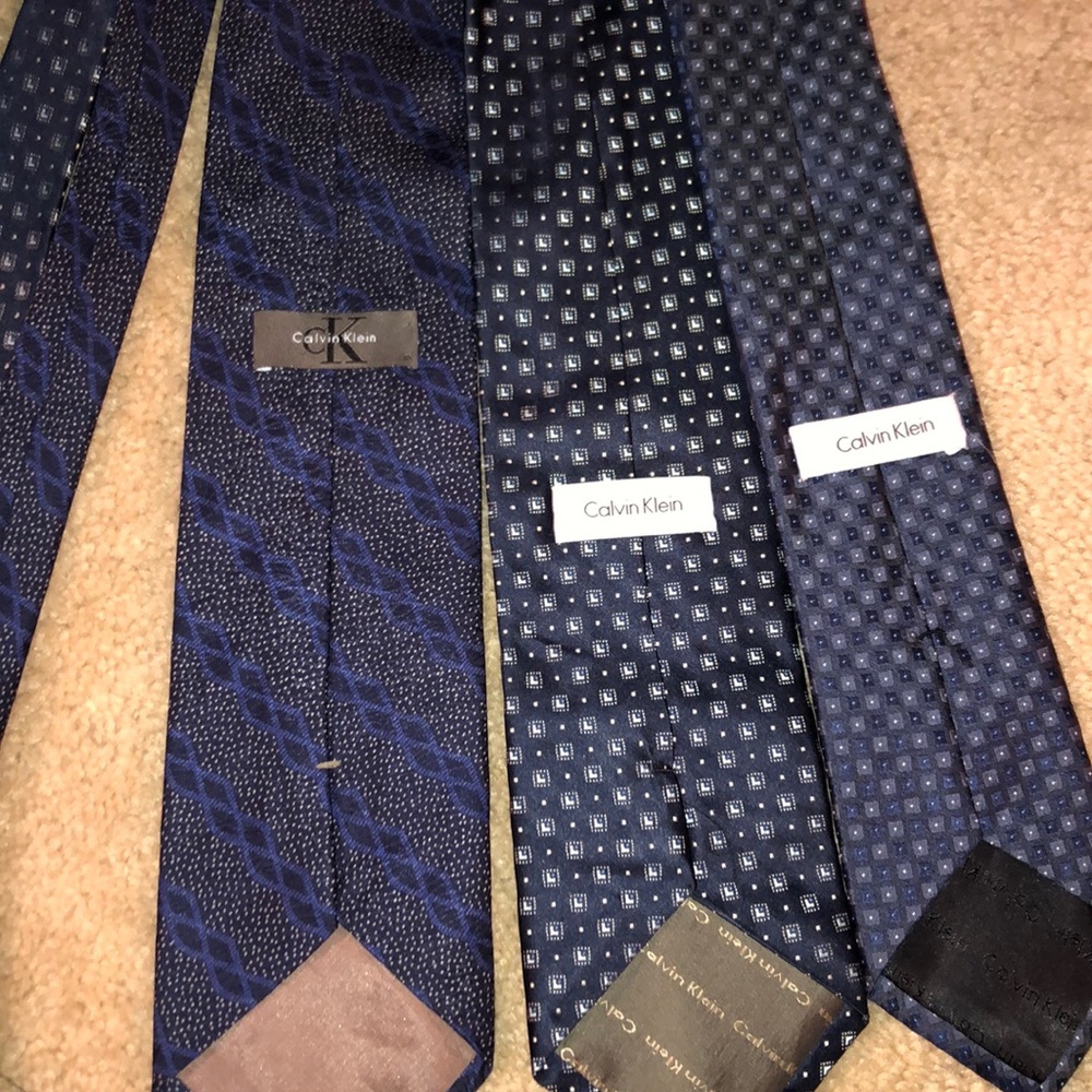 Vintage CK silk ties